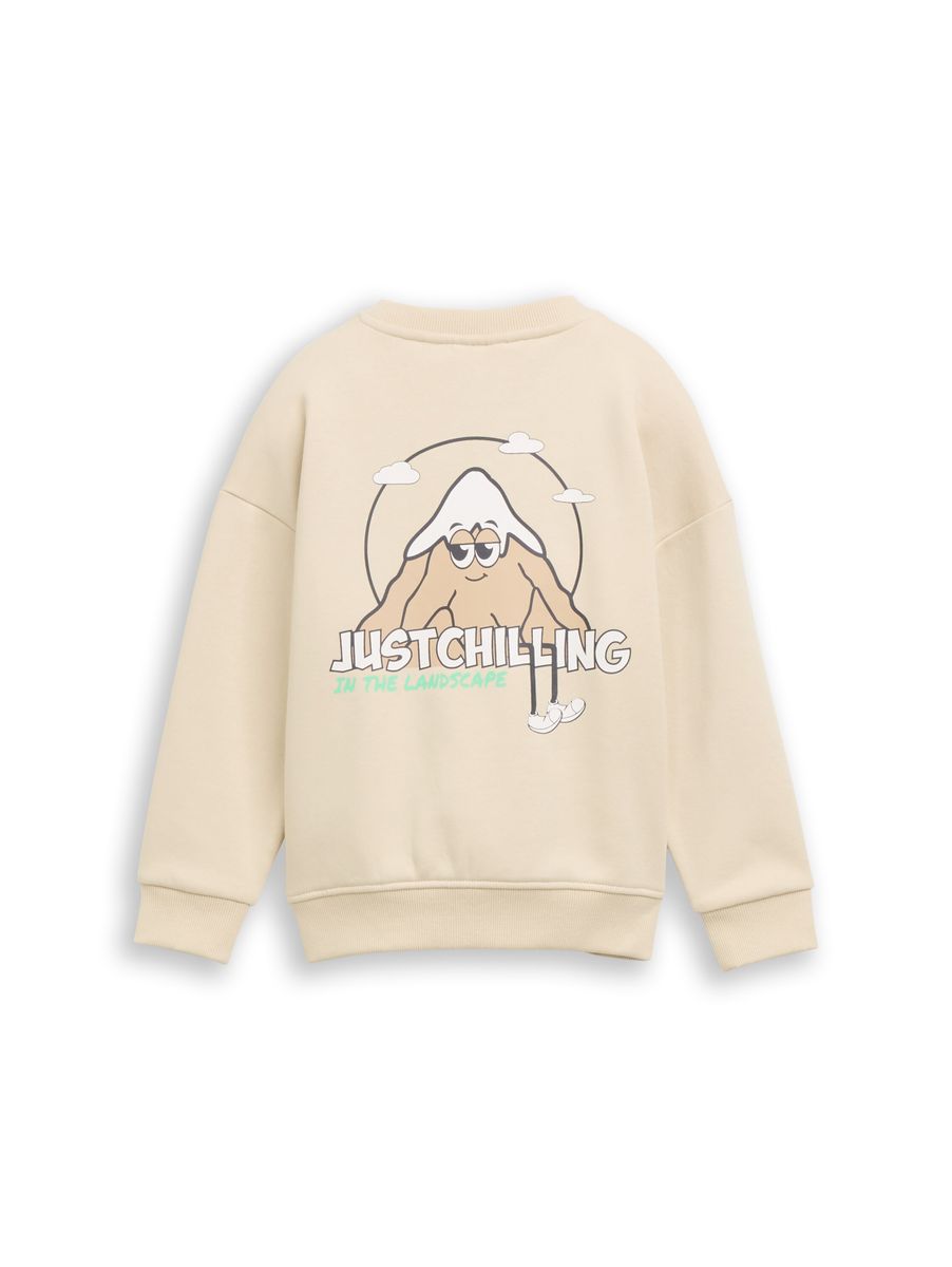 Oversize Sweatshirt mit Rückenprint