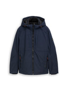 Funktionsjacke mit abnehmbarer Kapuze
