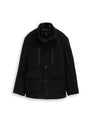 2-in-1 Wolljacke mit abnehmbarem Einsatz