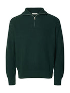SLMDRY LS KNIT HALF ZIP NOOS