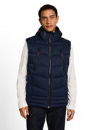 Puffer-Weste mit abnehmbarer Kapuze