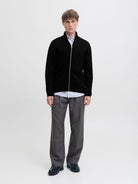 JJMILANO STITCH HIGH NECK CARDIGAN