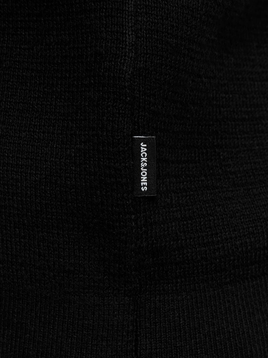 JJMILANO STITCH HIGH NECK CARDIGAN
