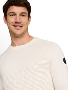 Strickpullover mit Ottoman Struktur