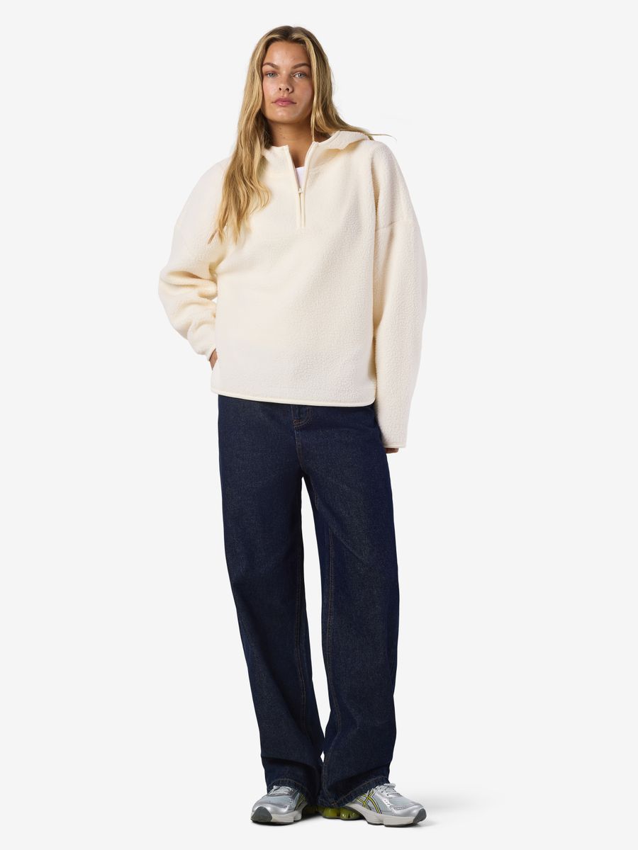NMCOZY L/S HALFWAY ZIP SWEATER JRS NOOS