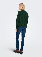 ONLSWEAT LIFE L/S CREW O.SIZE STATE NOOS