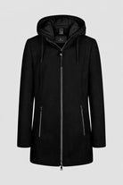 Wolljacke mit Kapuze