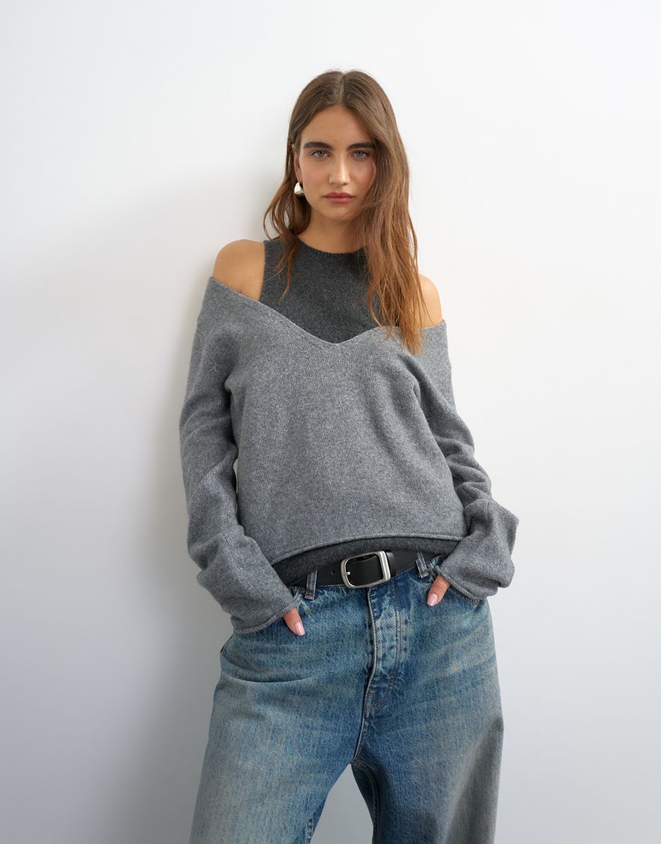 TSYASMIN LS O-NECK KNITTED JUMPER KNT