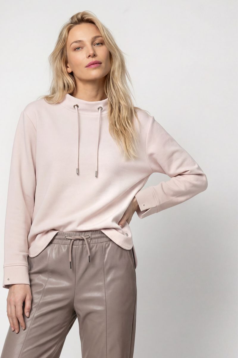 Sweatshirt mit Stehkragen