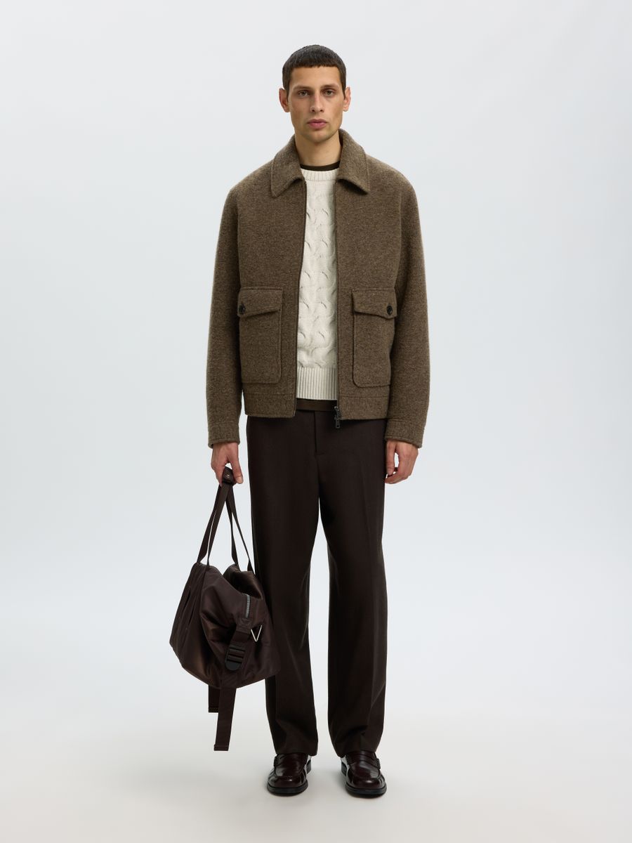 SLMCARLOS LS CABLE CREW NECK NOOS