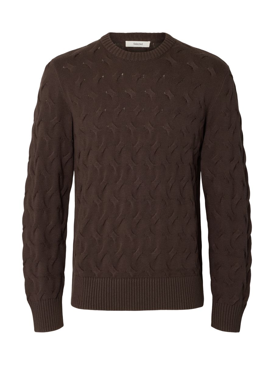 SLMCARLOS LS CABLE CREW NECK NOOS