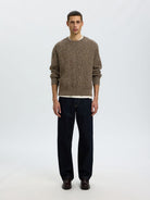 SLMTILUM LS KNIT RLX CREW NECK NOOS