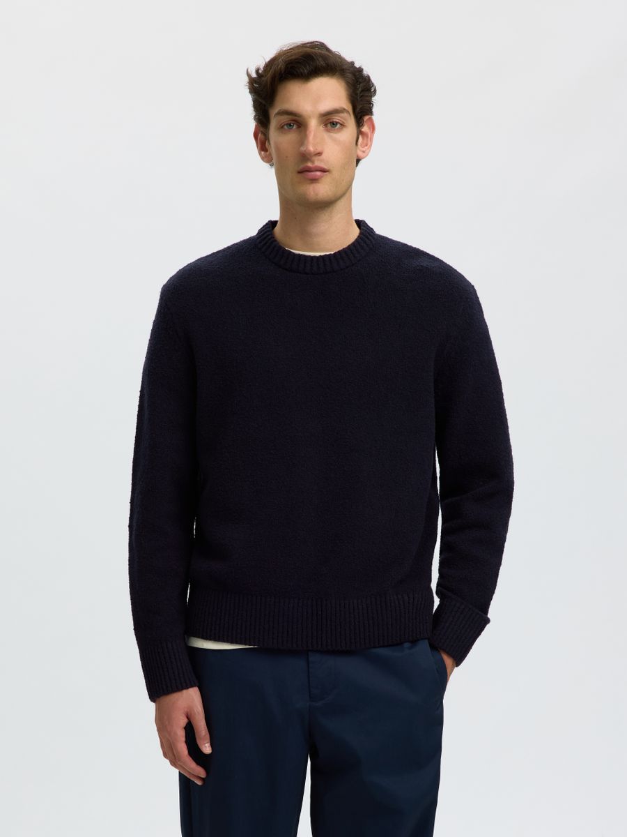 SLMALEX LS KNIT CREW NECK NOOS