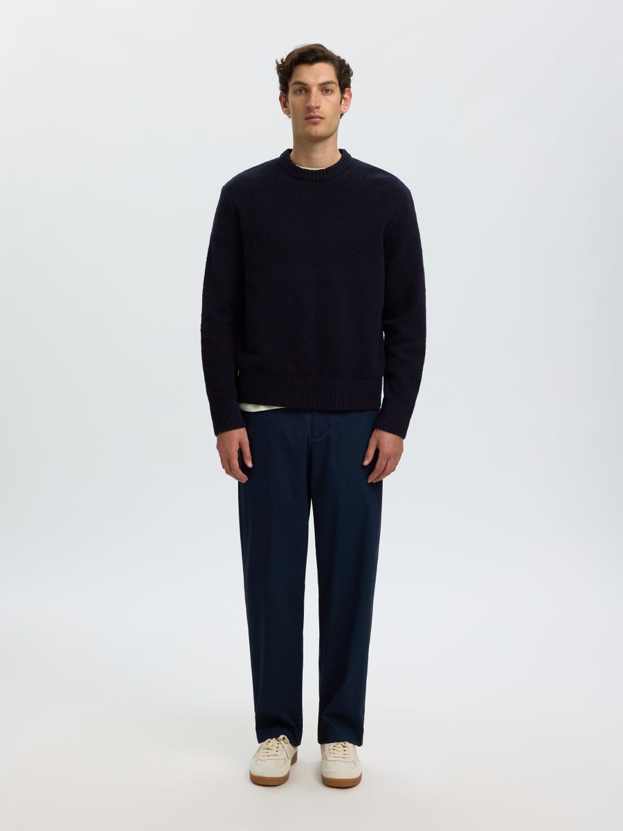 SLMALEX LS KNIT CREW NECK NOOS