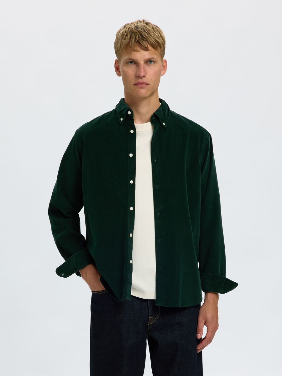 SLMREGCOLE DANNI CORD BD LS SHIRT NOOS