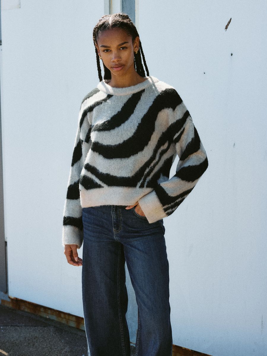 NMSOFF L/S O-NECK KNIT NOOS