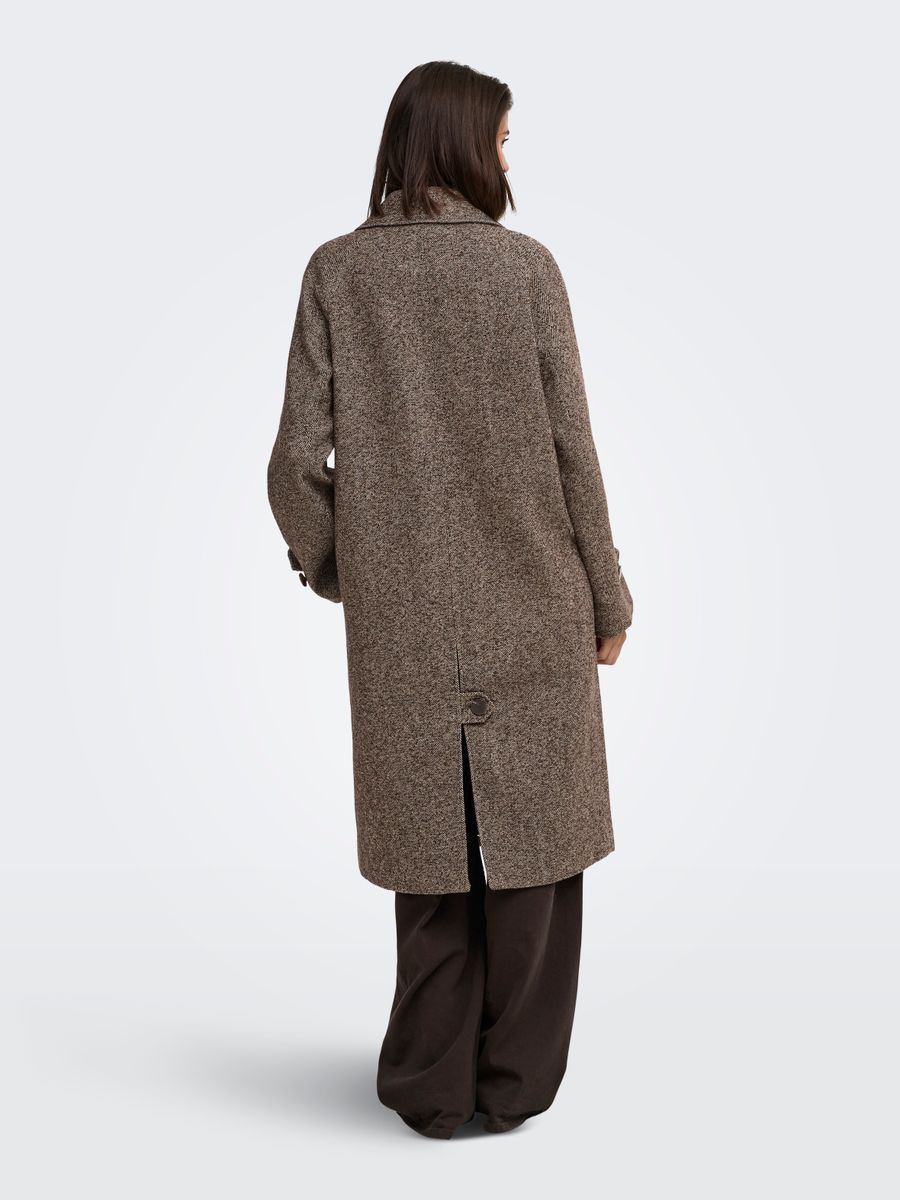 JDYVINGA HERRINGBONE LONG COAT OTW YFM