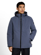 Funktionsjacke mit abnehmbarer Kapuze
