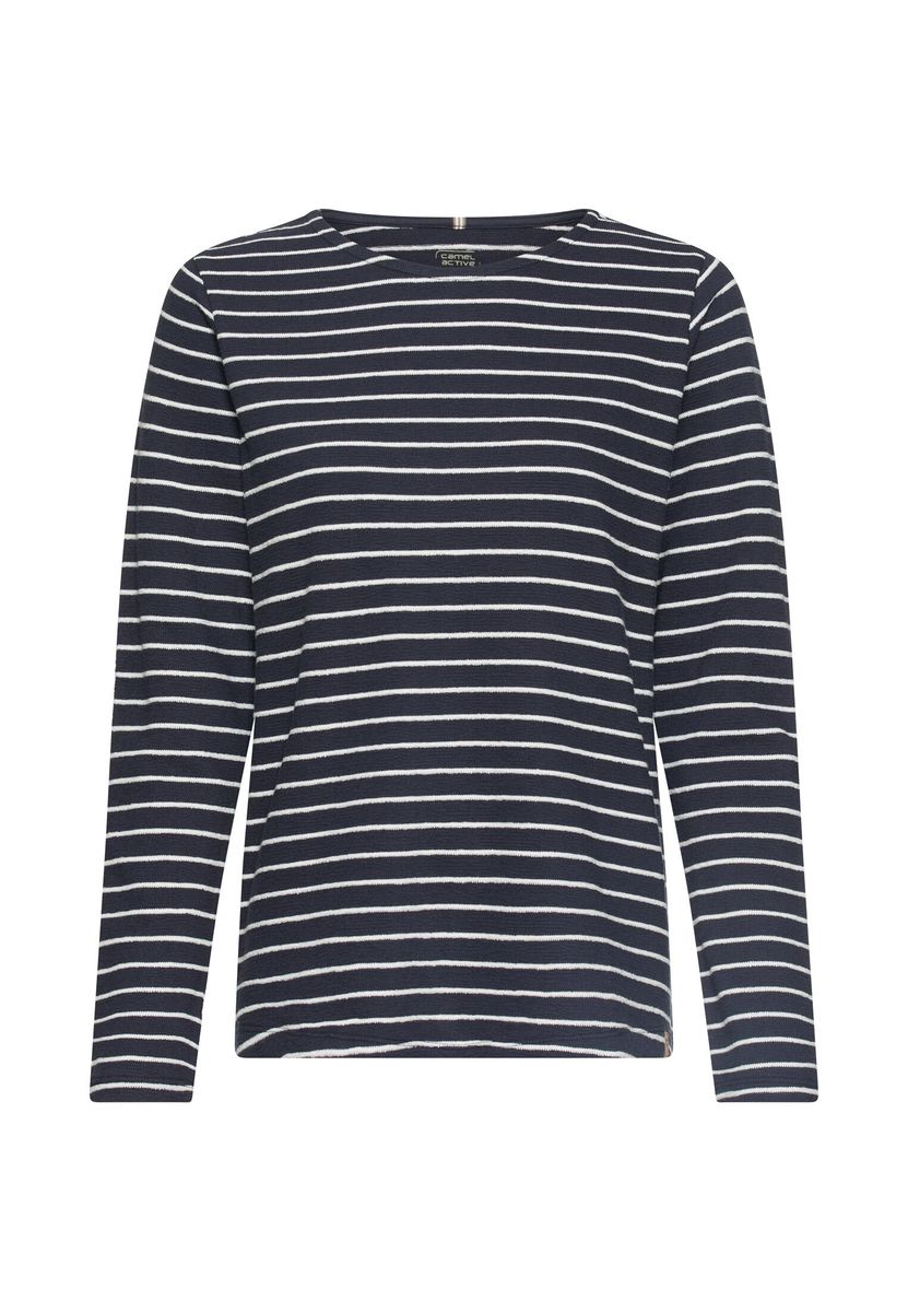 Jerseyshirt mit Seitenschlitzen