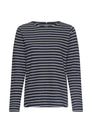 Jerseyshirt mit Seitenschlitzen