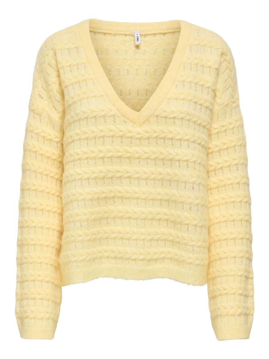 ONLCABALA LS BATWING V-NECK CC KNT