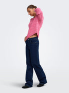ONLSMILLA LS LOOSE O-NECK CS KNT