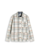 Cord Overshirt mit Karomuster
