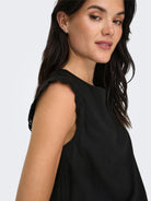 JDYSALVA LIFE S/L CROCHET TOP JRS N