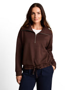 Troyer Sweatshirt aus Scuba