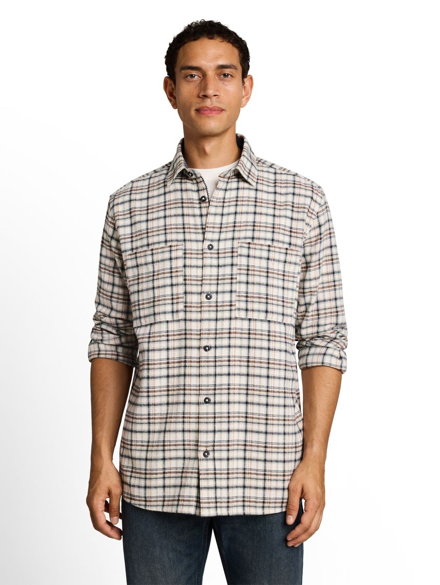 Comfort Fit Flanell-Hemd mit Karomuster