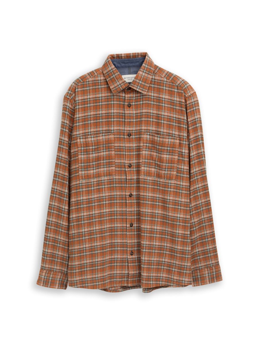 Comfort Fit Flanell-Hemd mit Karomuster