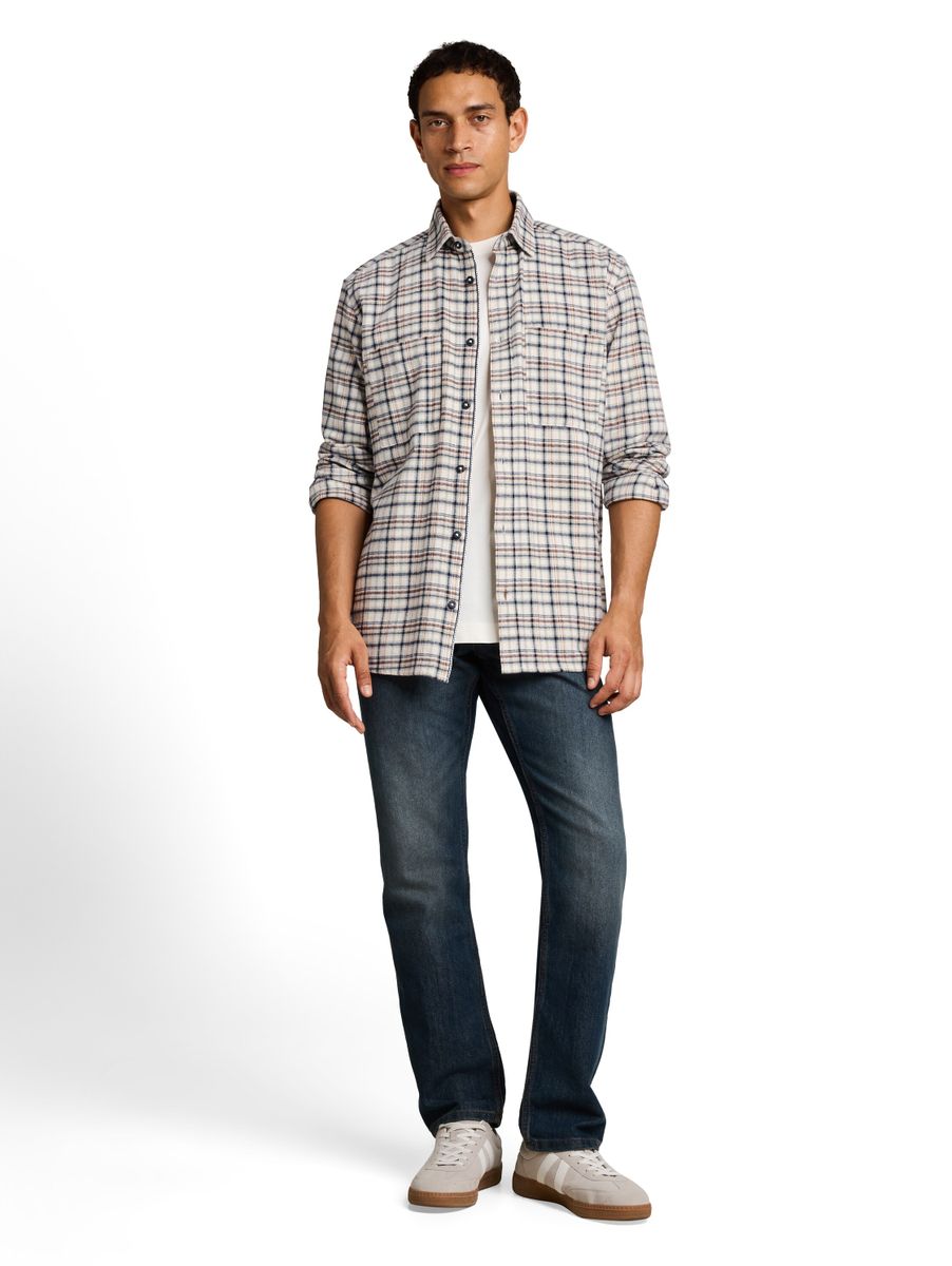 Comfort Fit Flanell-Hemd mit Karomuster