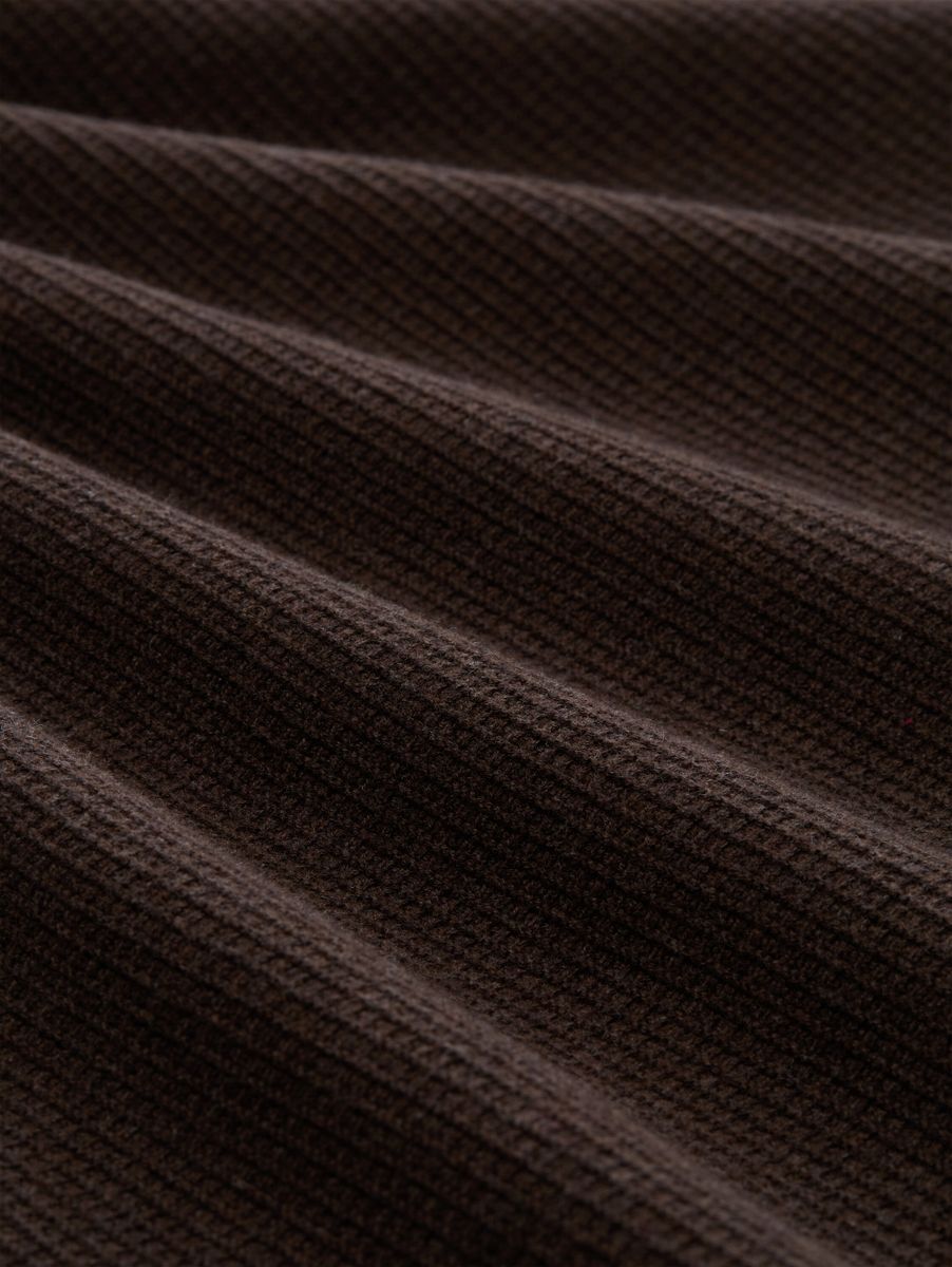 Strickpullover mit Polokragen
