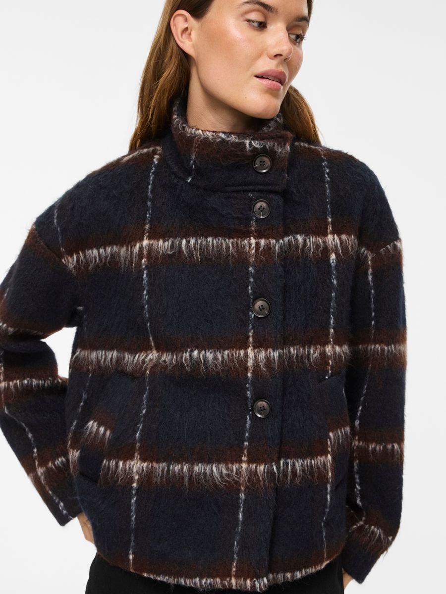 VIMELON L/S CHECK JACKET/BFS