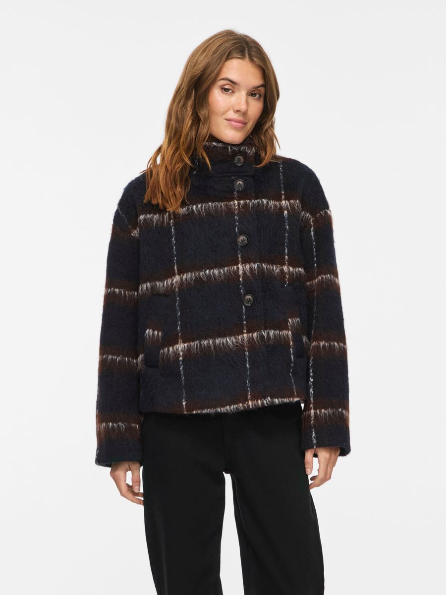 VIMELON L/S CHECK JACKET/BFS