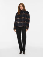 VIMELON L/S CHECK JACKET/BFS