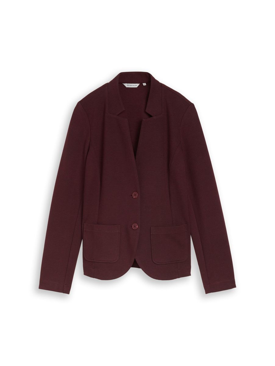Slim Fit Blazer mit Ottoman Struktur