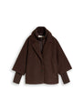 Cosy Cape Jacke im 2-in-1-Look