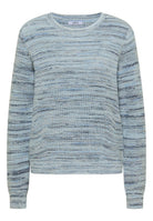 Pullover mit Rundhals und Space-Dye-Optik