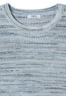 Pullover mit Rundhals und Space-Dye-Optik