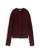 Loose Fit Bouclé Cardigan
