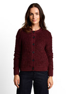 Loose Fit Bouclé Cardigan