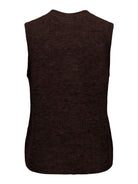 ONLVIGGA SL O-NECK BADGE BUTTON VEST KNT