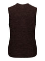 ONLVIGGA SL O-NECK BADGE BUTTON VEST KNT