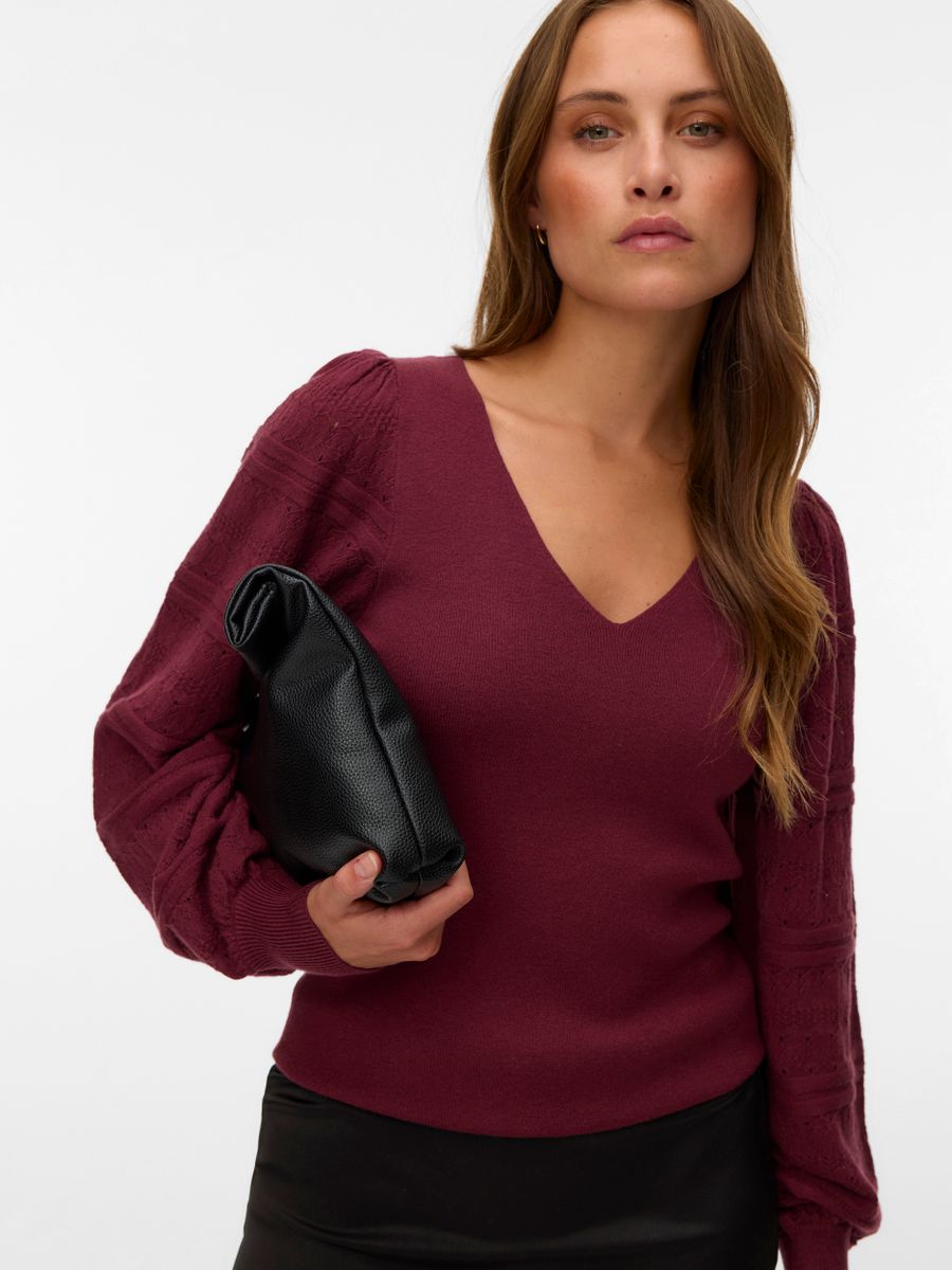 VMNEWLIMONE LS V-NECK PULLOVER BOO