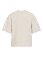 VINIKOLINA O-NECK 2/4 KNIT TOP - NOOS