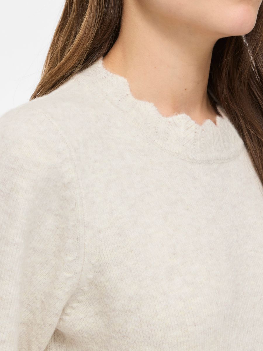 VINIKOLINA O-NECK 2/4 KNIT TOP - NOOS