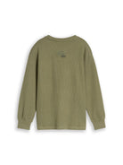 Oversize Langarmshirt in Strick-Optik