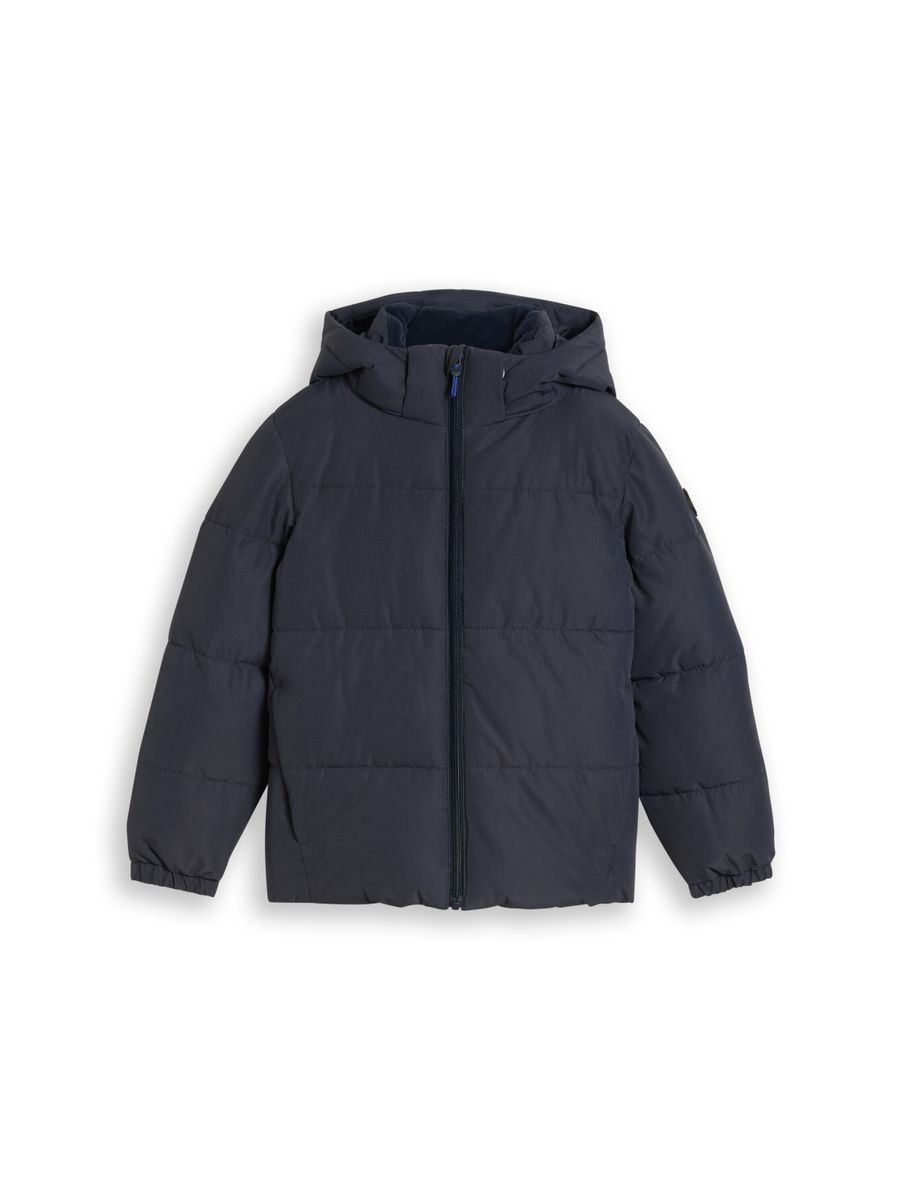 Puffer-Jacke mit abnehmbarer Kapuze