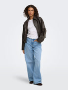 JDYANE FAUX LEATHER BAT JACKET OTW NOOS